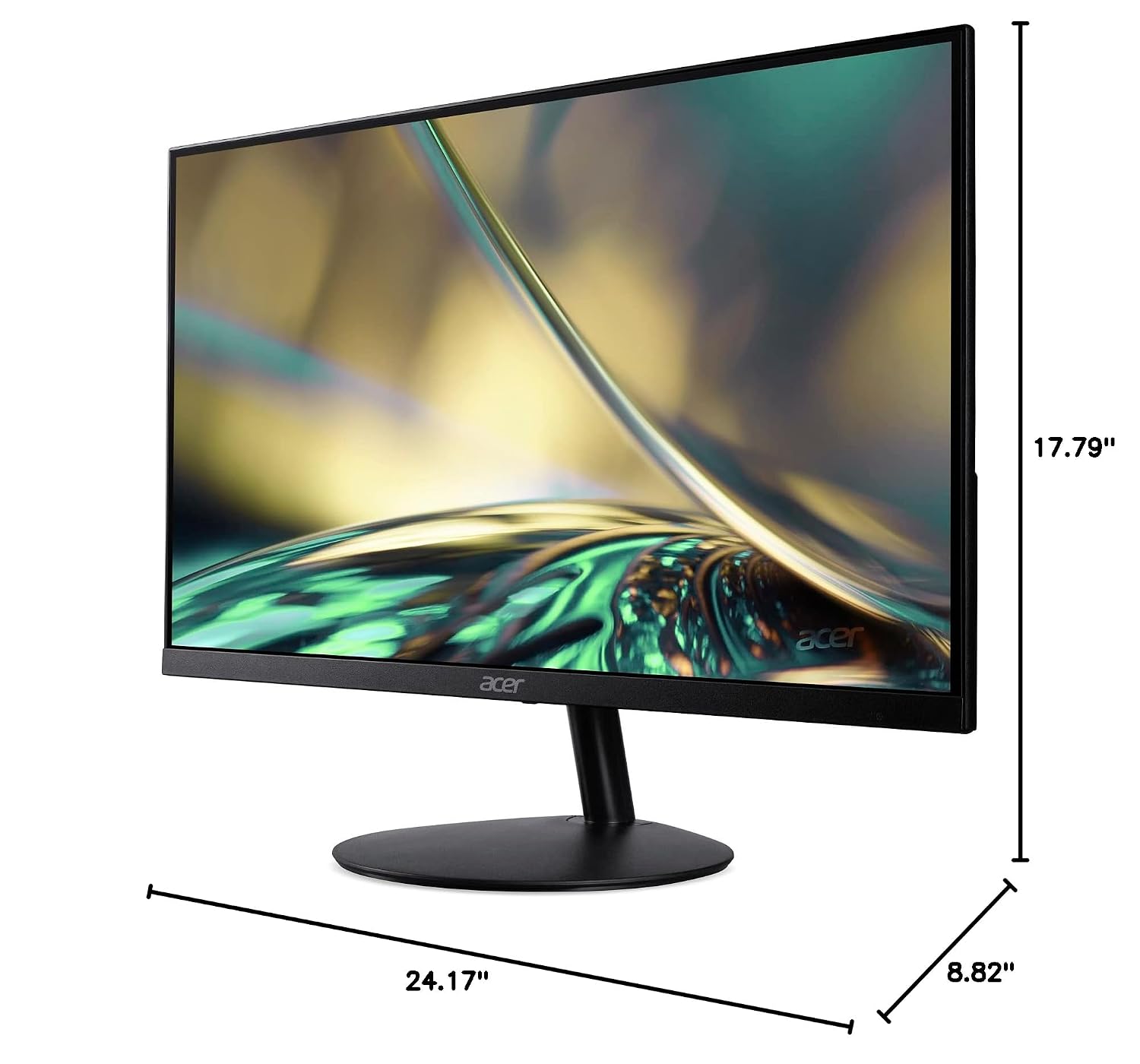 acer SB272U Ebiip 27' WQHD 2560x1440 IPS Zero-Frame Gaming Office Monitor | AMD FreeSync Technology | Ultrathin Stylish Design | 100Hz | 1ms VRB | Low Blue Light | Display Port & 2 x HDMI 2.0 Ports