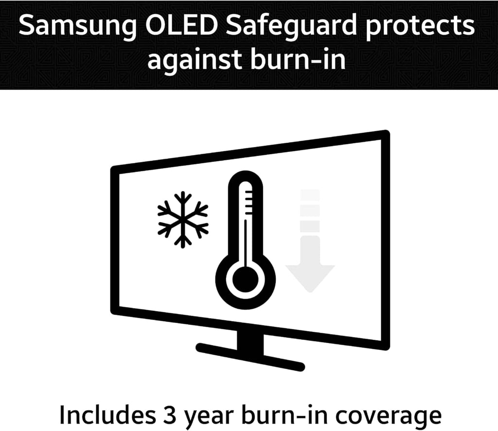 Samsung 49' Odyssey G93SC Series Curved Gaming Monitor, QD-OLED, 240Hz, 0.03ms, DQHD, G-Sync Compatible, FreeSync Premium Pro, Adjustable Stand
