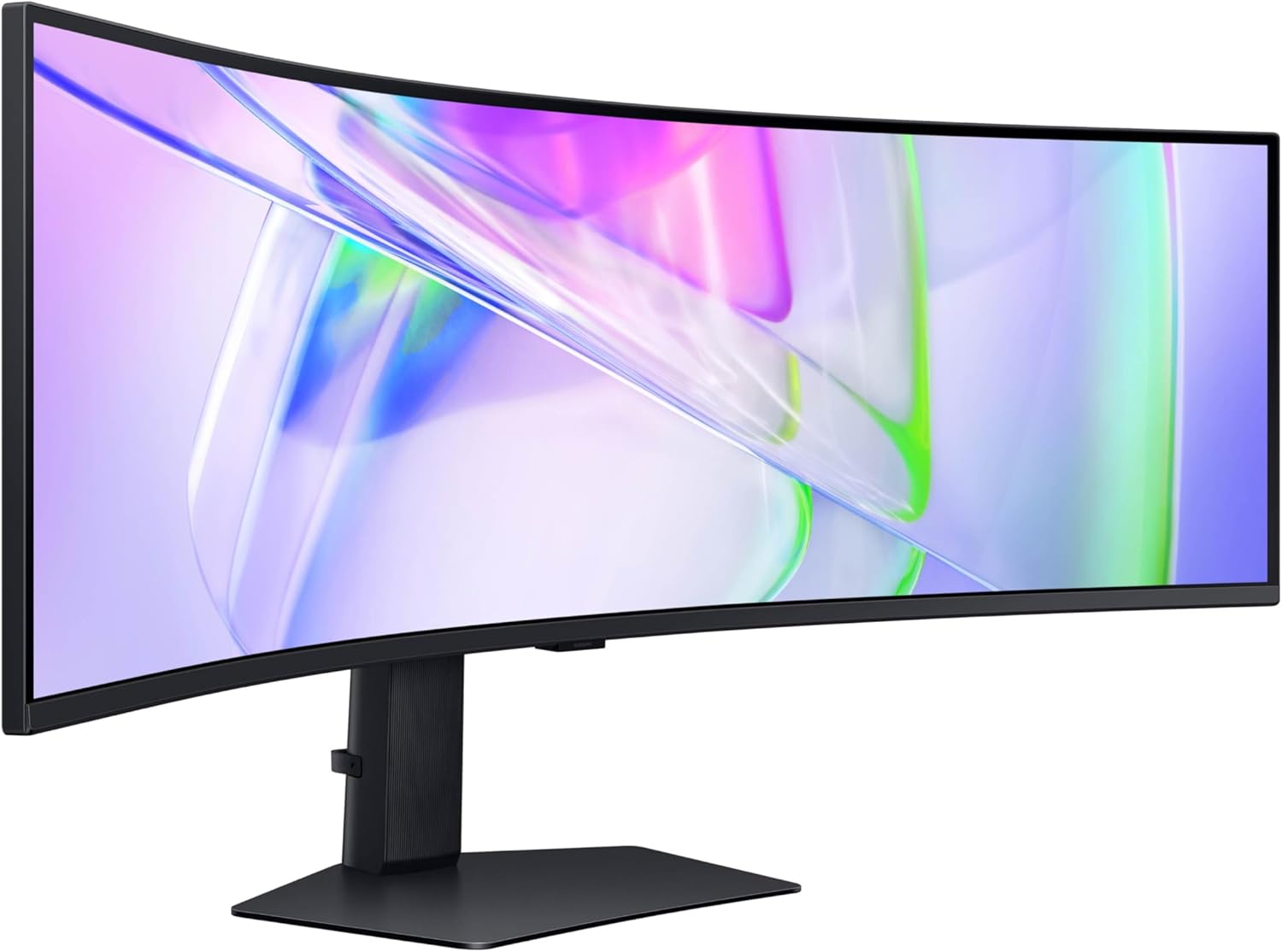 Samsung 49' Business Curved Ultrawide Dual QHD Computer Monitor, USB-C, DisplayPort, HDMI, 120Hz, VESA DisplayHDR 400, Built-in Speakers, Height Adjustable Stand, Eye Care, LS49C954UANXZA, 2024