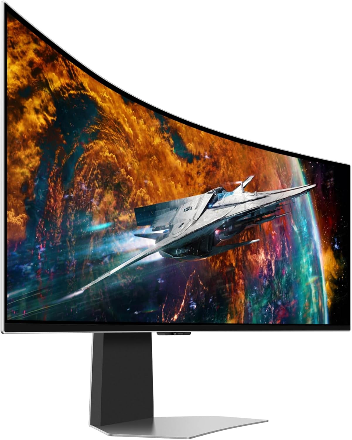 Samsung 49' Odyssey OLED G9 (G95SC) Curved Smart Gaming Monitor, QD-OLED, 240Hz, 0.03ms, FreeSync Premium Pro, G-Sync Compatible, Dual QHD, Neo Quantum Processor, LS49CG954SNXZA