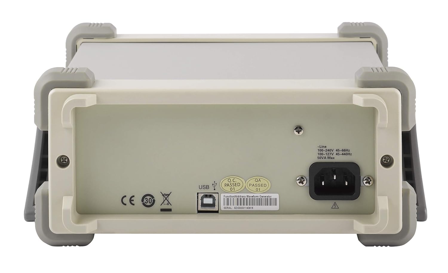 Siglent Technologies SDG810 Siglent Single Channel 10 mhz Bandwidth Signal Generator, Function Generator, Arbitrary Waveform Generator, 125 MSa/s Sampling Rate, Light Gray
