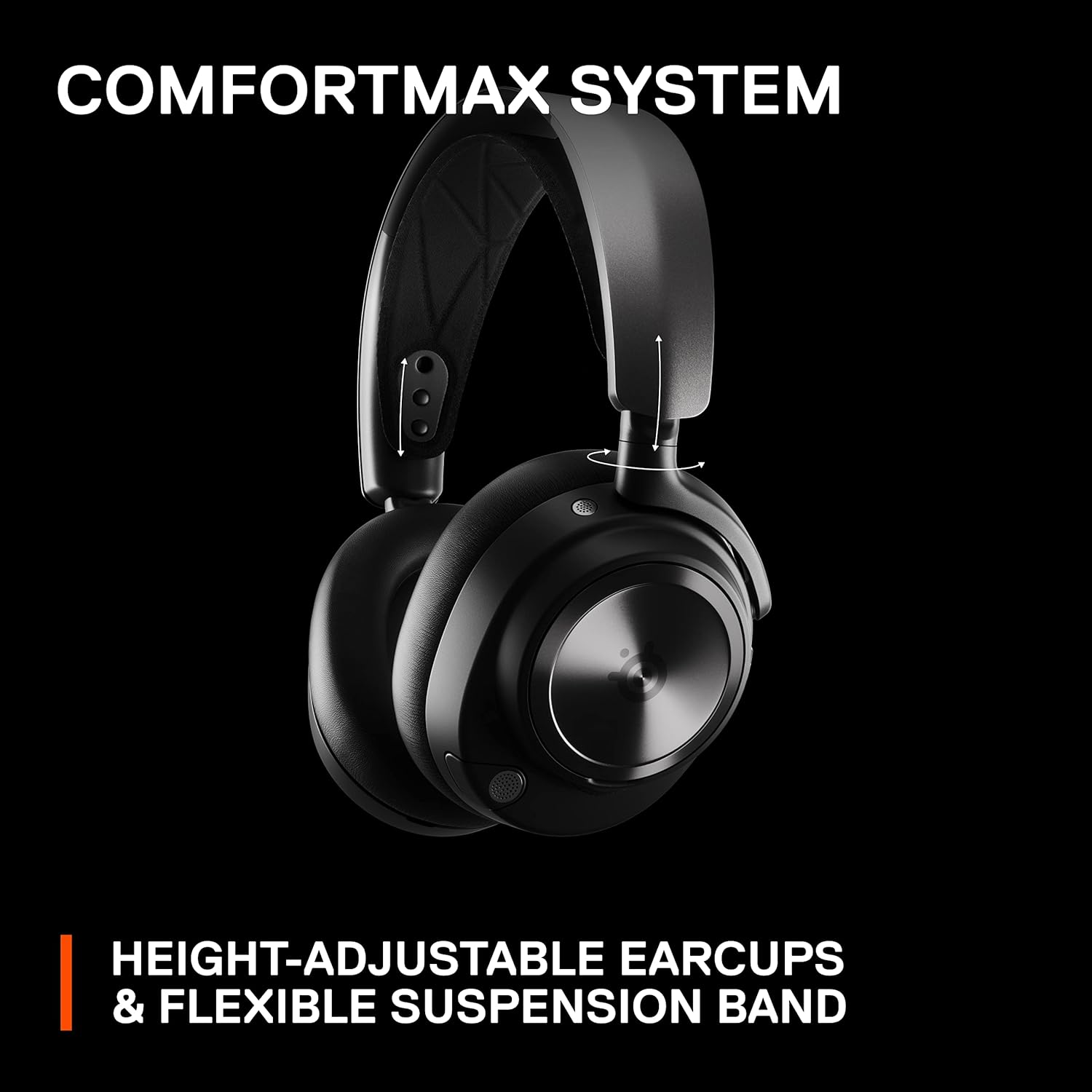 SteelSeries Arctis Nova Pro Wireless Multi-System Gaming Headset - Premium Hi-Fi Drivers - Active Noise Cancellation - Infinity Power System - ClearCast Mic (Renewed)