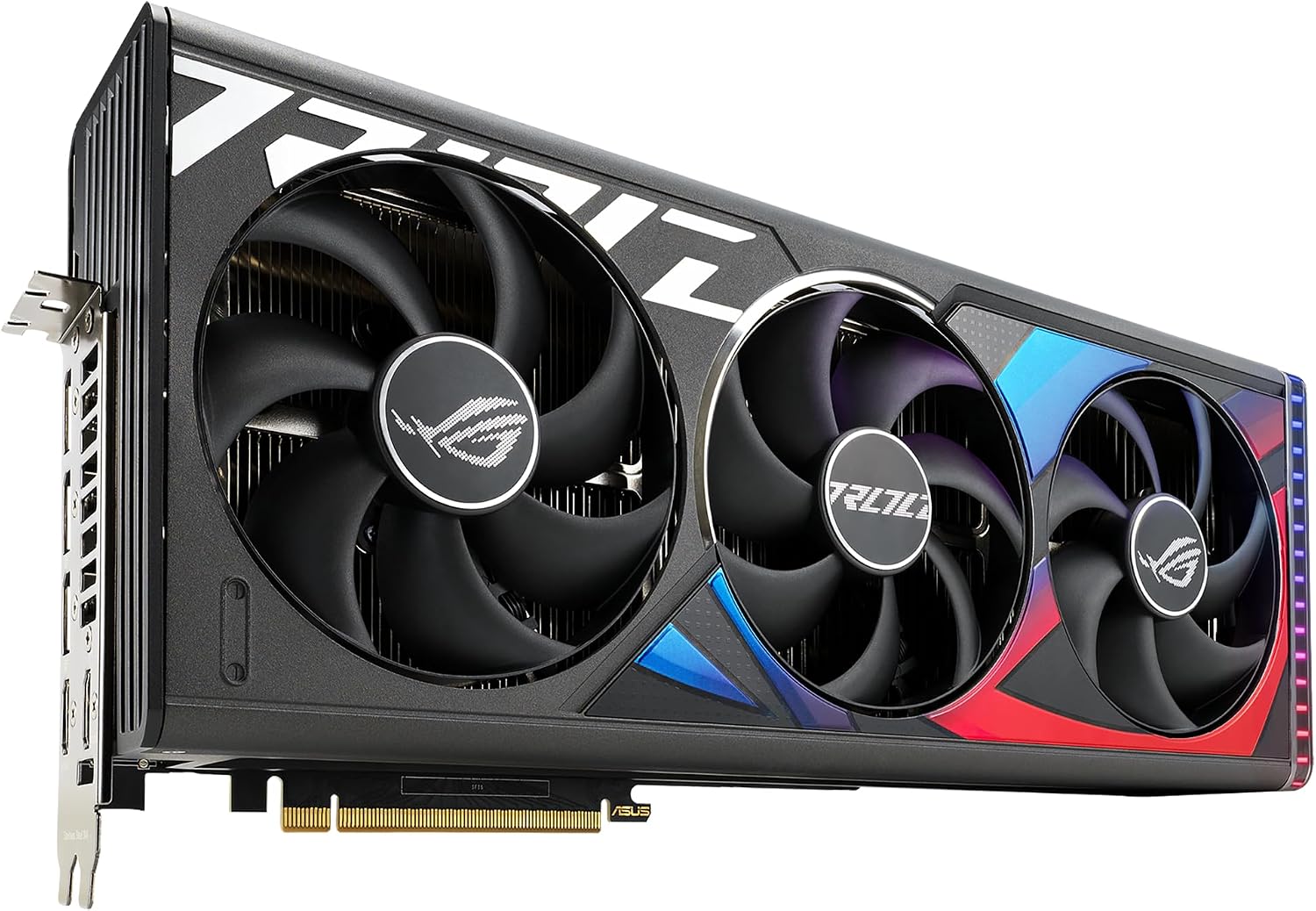 ASUS ROG Strix GeForce RTX™ 4080 Super Gaming Graphics Card (PCIe 4.0, 16GB GDDR6X, DLSS 3, HDMI 2.1a, DisplayPort 1.4a, Vapor Chamber, Massive Vented Backplate, Power Sensing, Aura Sync)