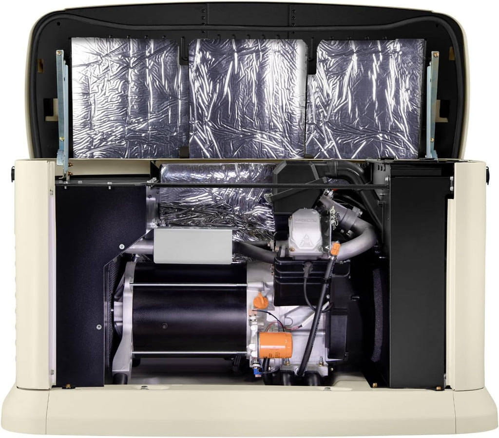 Generac Guardian 10kW Home Standby Generator - Automatic Whole House Backup Power for Storms, Emergencies, and Outages, WiFi Enabled, Runs on Natural Gas or Liquid Propane, Quiet Operation