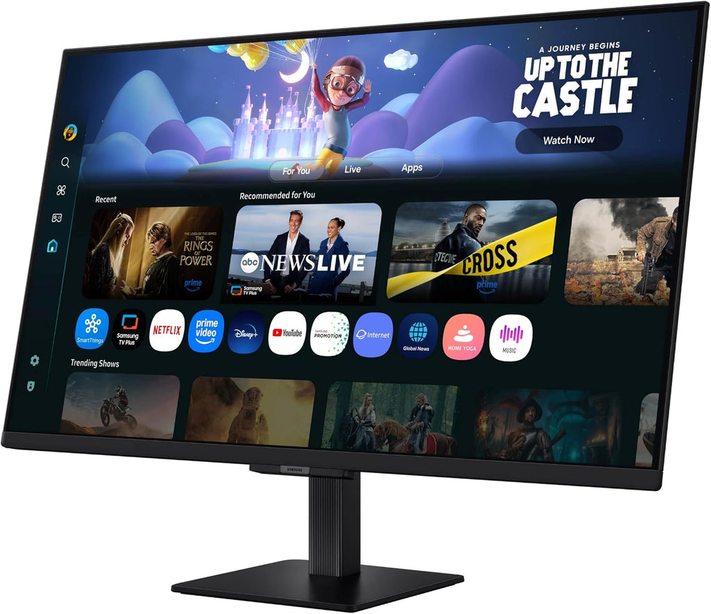 Samsung 32-Inch M5 (M50F) Series FHD Smart Monitor with Streaming TV, Speakers, HDR10, Gaming Hub, Multiple Ports, Workout Tracker, Vision Accessibility Tools, Black, LS32FM502ENXZA