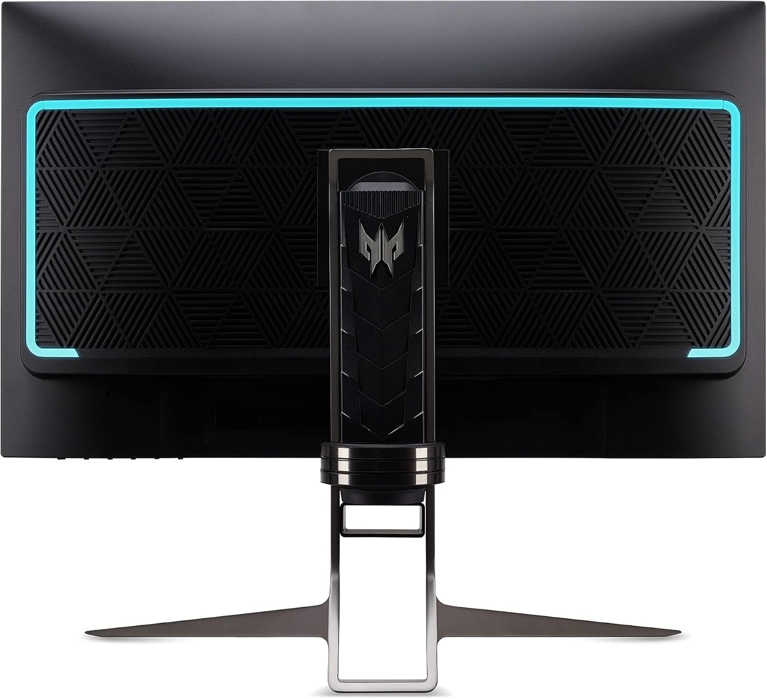 Acer Predator XB323QK NVbmiiphuzx 31.5' UHD (3840 x 2160) Agile-Splendor IPS Gaming Monitor | G-SYNC Compatible | Up to 0.5ms | 144Hz | DCI-P3 90% | 1-USB Type-C, 1-Display Port 1.4 & 2-HDMI 2.1 Ports