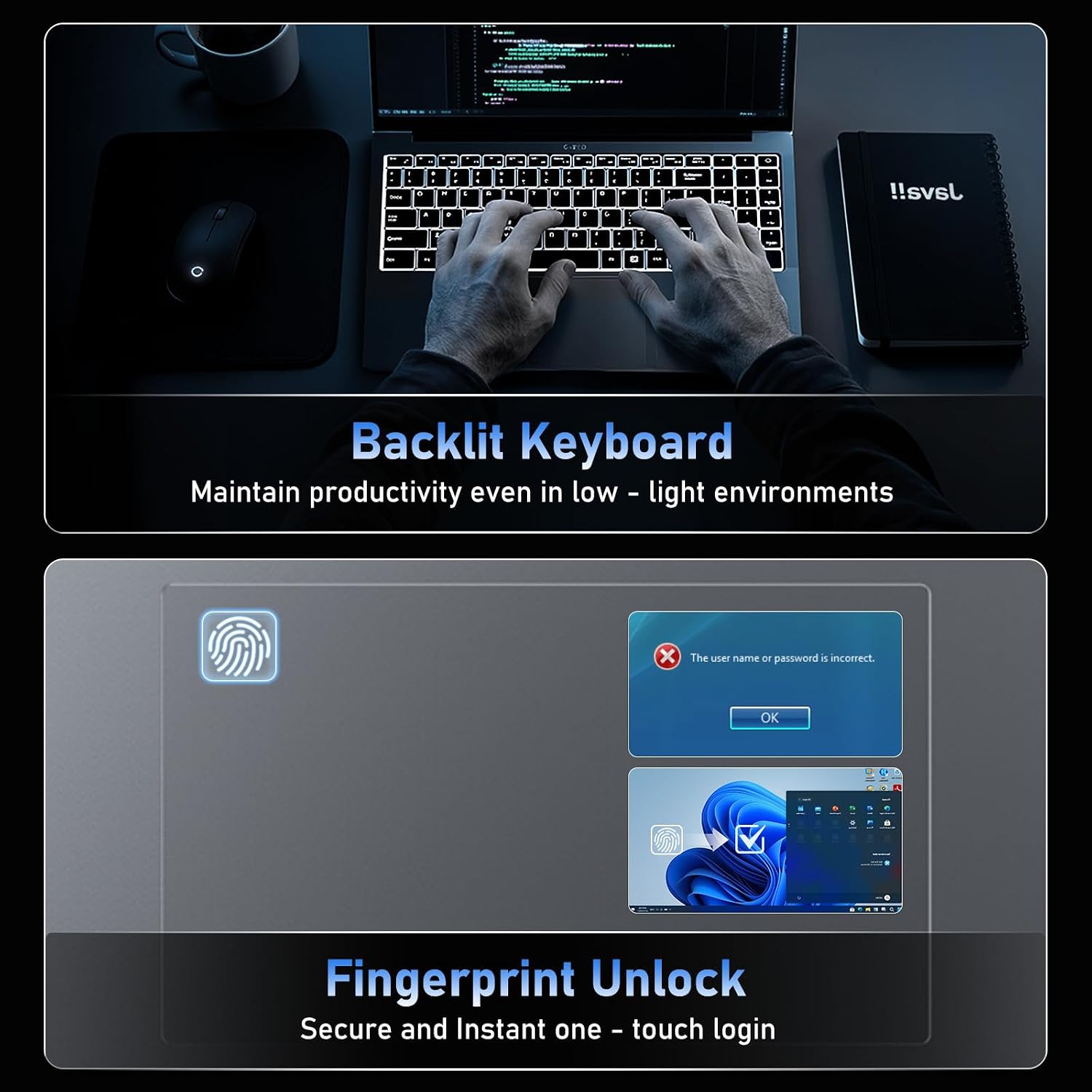 Gaming Laptop Computer, 15.6 Inch Lap Top PC Windows 11 Pro 2026, i9-11900H Processor(up to 4.9Ghz), 16GB RAM 1TB SSD, 1920 * 1080 IPS Display, Office 365, Backlit Keyboard, 57.75Wh Battery