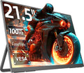 EVICIV Portable Monitor 100Hz 21.5', 100% DCI-P3 QLED Portable Gaming Monitor, 1ms FreeSync, 400Nits, USB-C & HDMI, VESA & Stand, Large Travel Second Screen for Laptop, Computer, Game Consoles