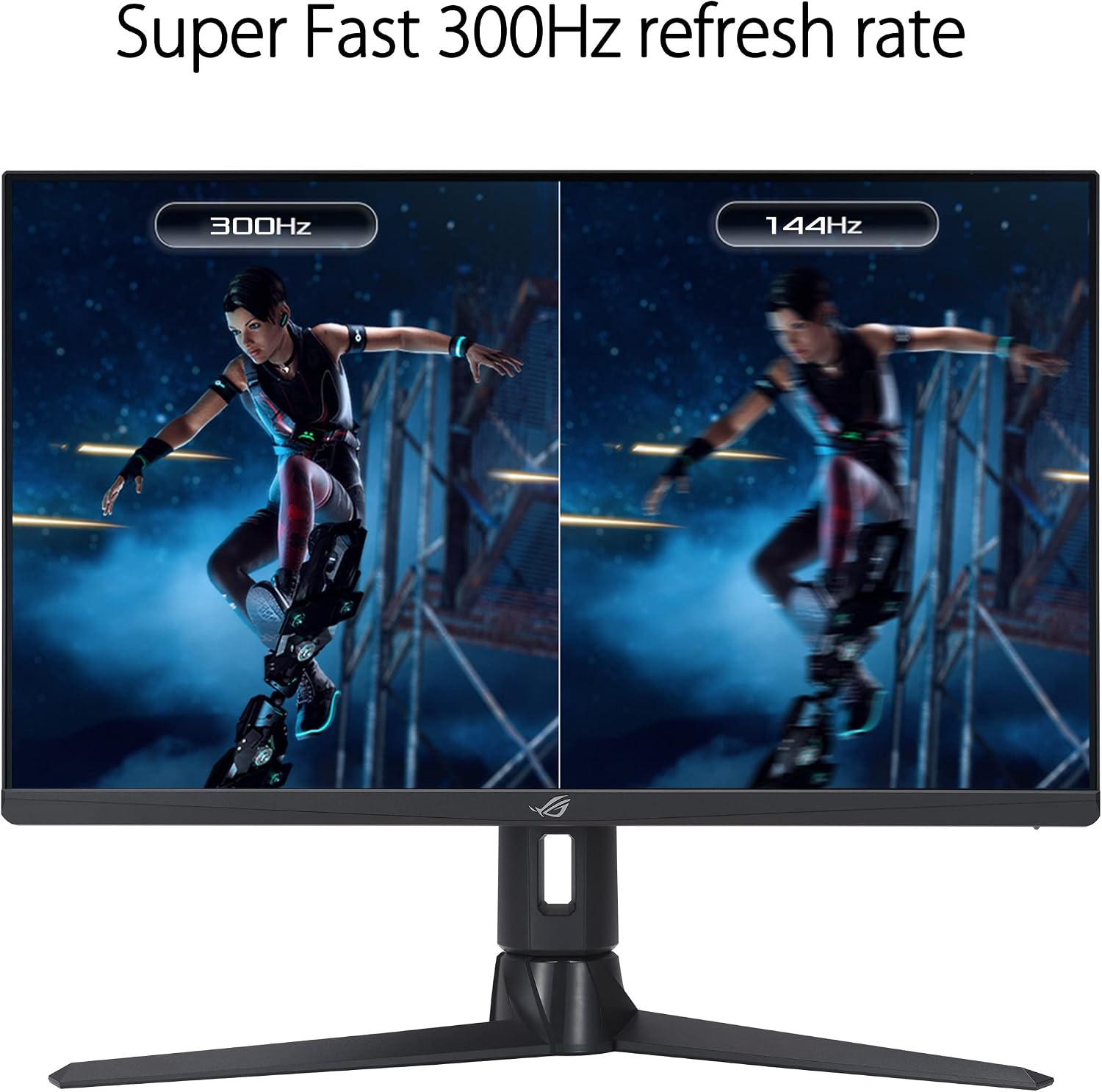 ASUS ROG Strix 27' 1440P Gaming Monitor (XG27AQMR) - 27', QHD (2560 x 1440), Fast IPS, 300Hz, 1ms, G-SYNC Compatible, FreeSync Premium Pro, Extreme Low Motion Blur Sync, DisplayPort, DisplayHDR 600