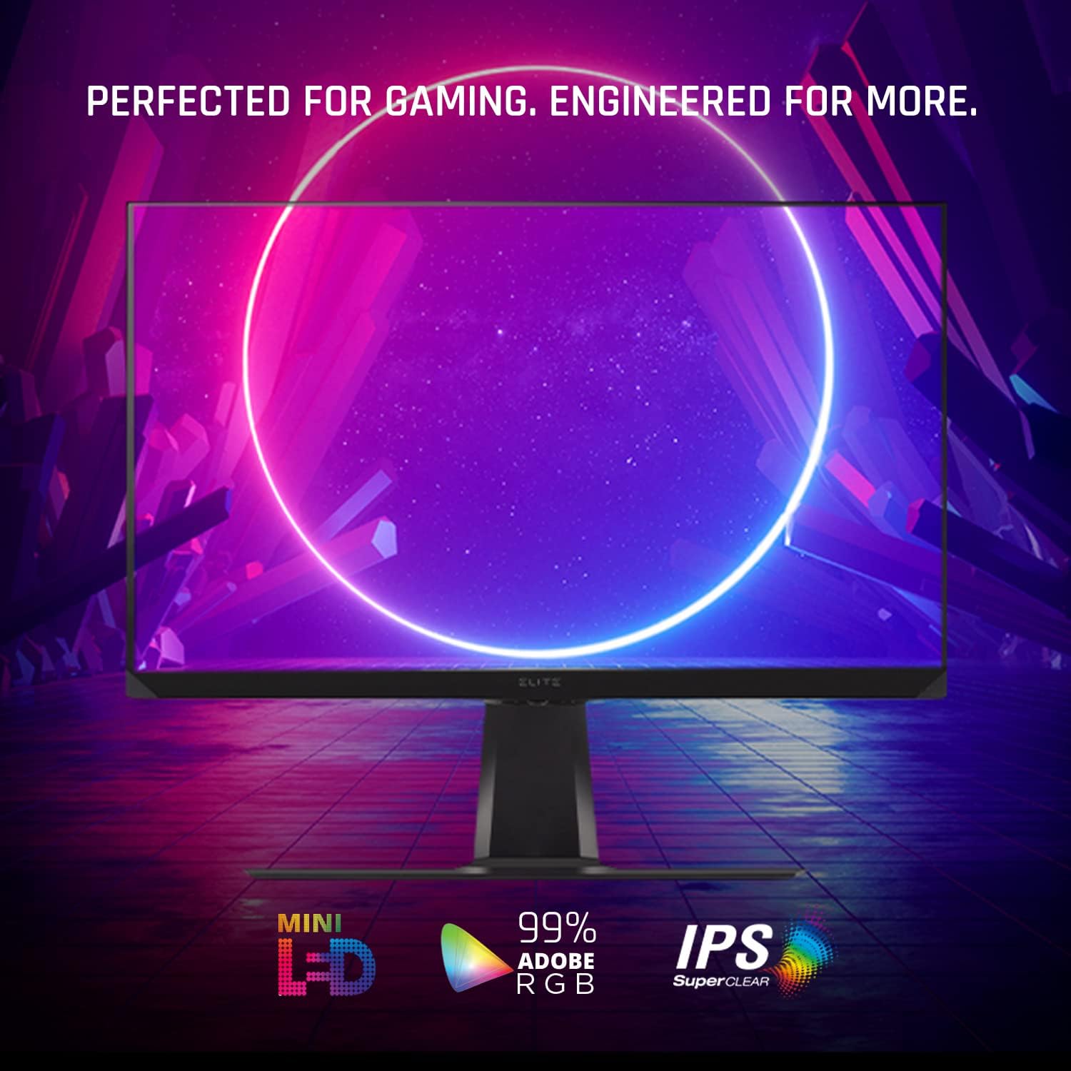 ViewSonic XG321UG 32 Inch 4K IPS 144Hz Gaming Monitor G-Sync Ultimate, Mini LED, Nvidia Reflex, HDR1400, Advanced Ergonomics, HDMI and DP
