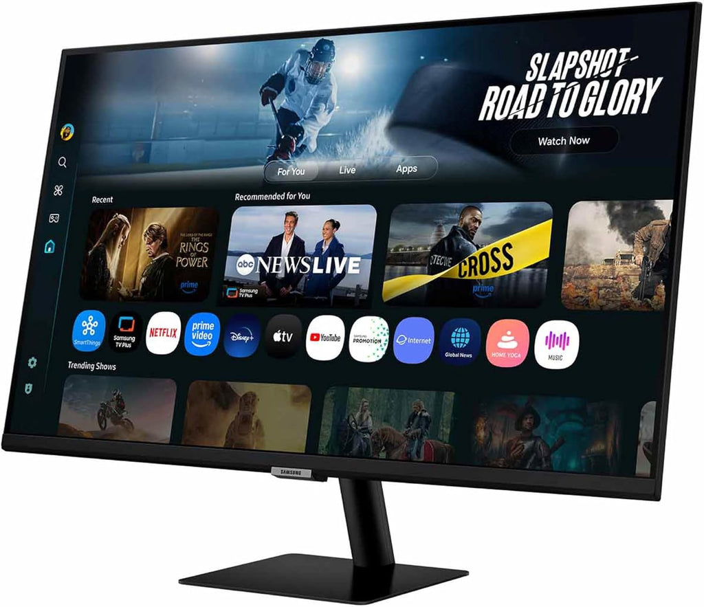 Samsung 32' Smart Monitor M7 (M70F) 4K UHD Display, Samsung Vision AI, Smart TV Apps, Gaming Hub, USB-C, HDMI and USB-A, Black, LS32FM702UNXZA, 2025