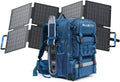 BLUETTI Solar Backpack Power Station Handsfree 1 with 60W Solar Panel Included, 268.8Wh 300W LiFePO4 Solar Generator with a 42L Backpack, All in One Solar Power System for Hiking, Photography, Travel