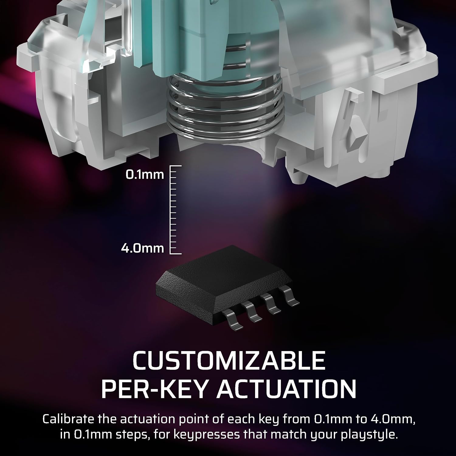 Corsair K70 PRO TKL RGB Tenkeyless Mechanical Wired Gaming Keyboard – Pre-Lubed Hall Effect MGX Hyperdrive Adjustable Switches, Simultaneous SOCD and Rapid Trigger, ABS Double-Shot, QWERTY NA – Black