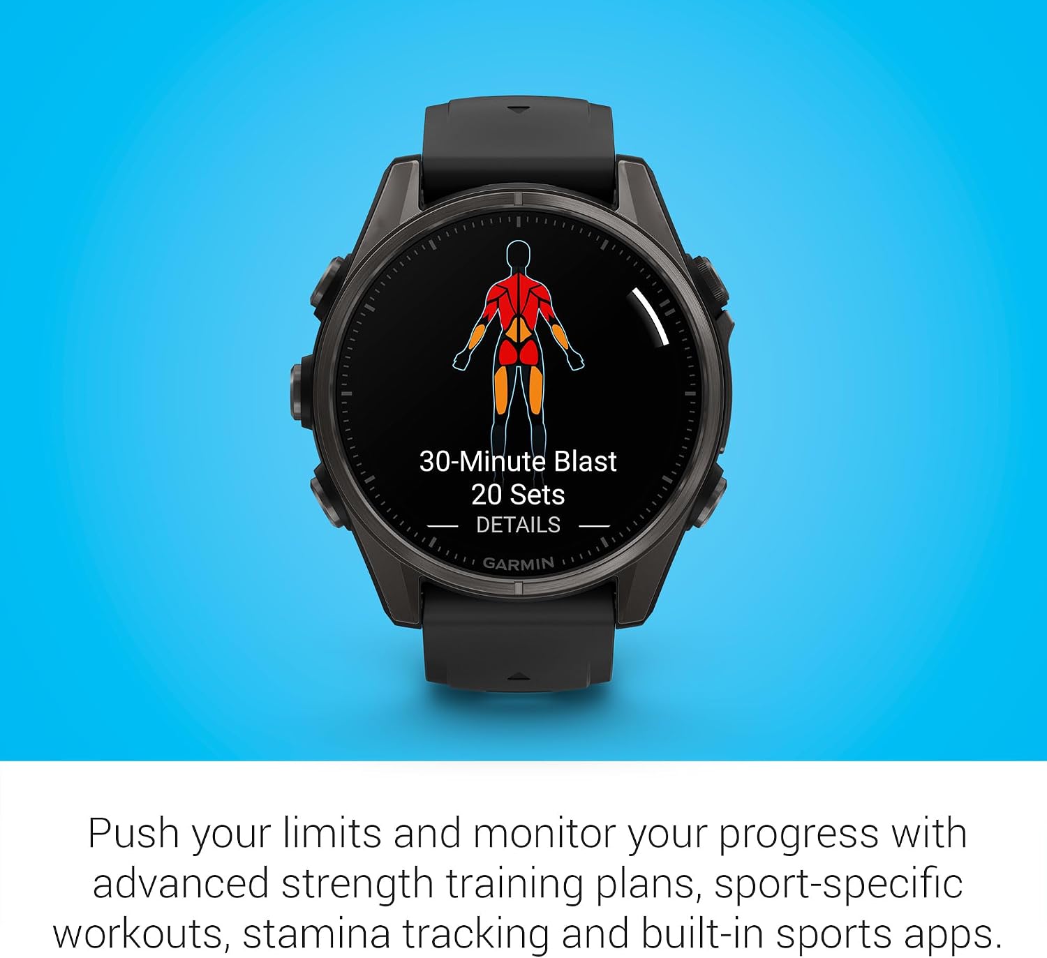 Garmin Fenix 8 Premium Multisport GPS Running Smartwatch, 43 mm | AMOLED, Dive-Rated, Built-in Flashlight | Carbon Gray DLC Titanium with Pebble Gray Band with Signature Series Charging Stand