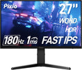 Pixio PX277 Prime Neo 27 inch 180Hz Refresh Rate QHD 1440p Resolution Fast IPS Panel 1ms GTG Response Time Gaming Monitor with Adaptive Sync and Fully Adjustable Stand