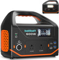 Portable Power Station 600W 293Wh Camping Lithium Battery, Portable Generator for Home Use Emergency Power Station Backup Travel Outdoor 100W PD & 110V Pure Sine Wave AC Outlet