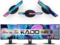 Kado Triple Monitor Setup - 3-Pack 22' 1920x1080 Computer Monitor 75Hz VESA Mount HDMI Office Gaming Hybrid Sim Racing Built-in Speakers (E22X Trio Series)