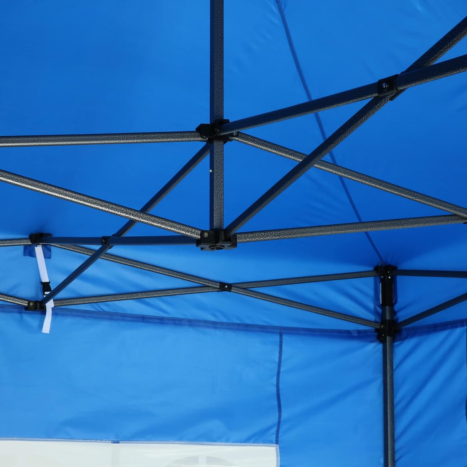 COBIZI 10x10 Pop Up Canopy with 4 Sidewall,Heavy Duty Canopy UPF 50+ All Season Wind Waterproof Commercial Outdoor Wedding Party Tents for Parties Canopy Gazebo with Roller Bag (10 x 10 ft Black)