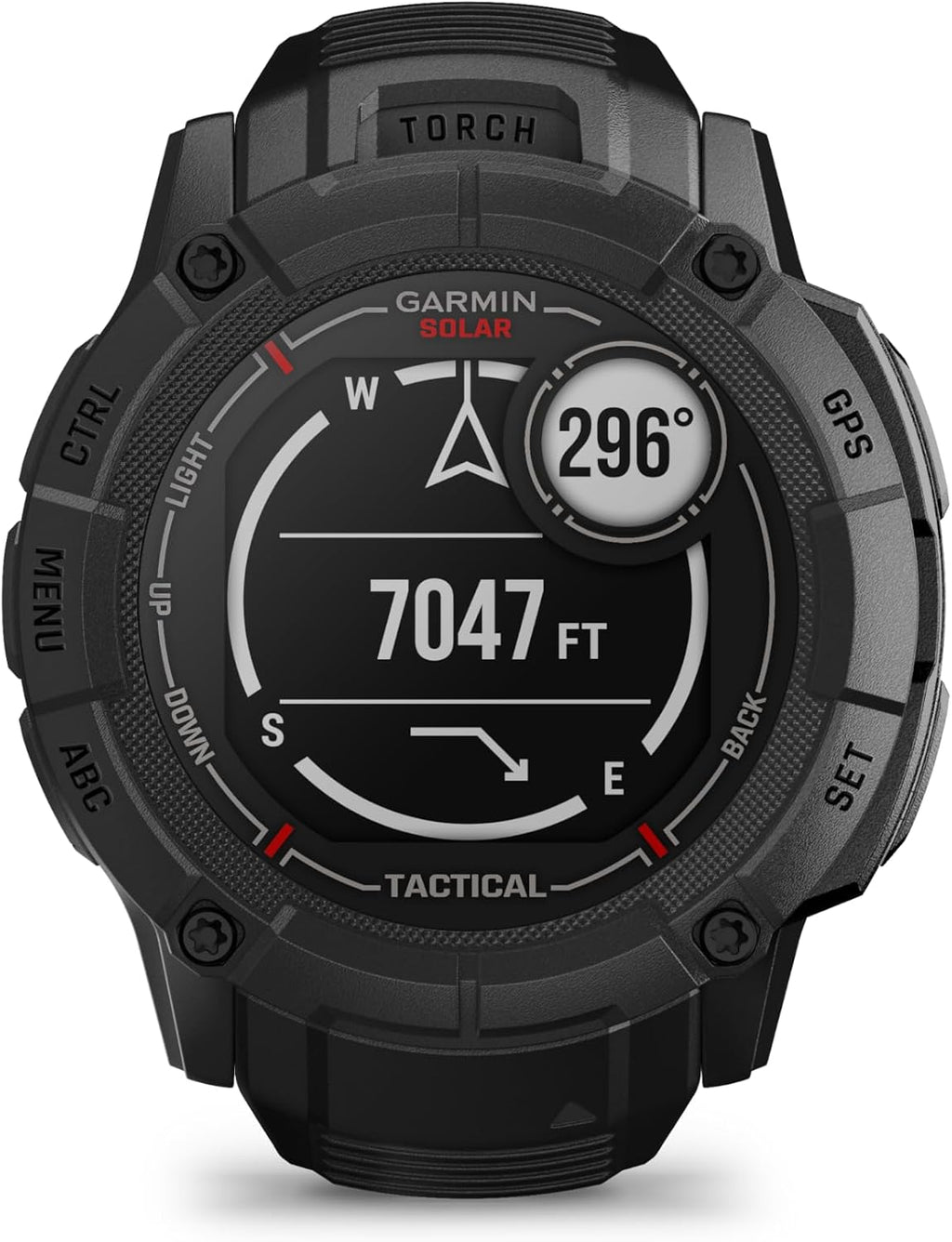 Garmin Instinct 2X Solar - Tactical Edition Black, Rugged Outdoor GPS Smartwatch for Men, Solar Charging Capability, Ballistics Calculator Built-in Flashlight Smart Watch Bundle with Accessories