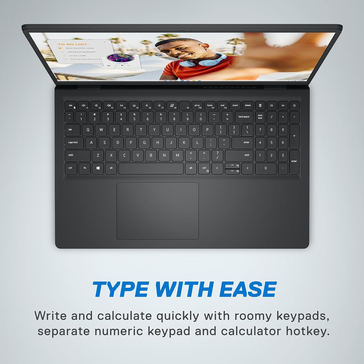 Dell Inspiron 15 3535 Laptop - 15.6-inch FHD (1920 x 1080) Display, AMD Ryzen 5 7520U Processor, 8GB DDR4 RAM, 512GB SSD, AMD Radeon Graphics, Windows 11 Home, 6-Months Migrate - Carbon Black