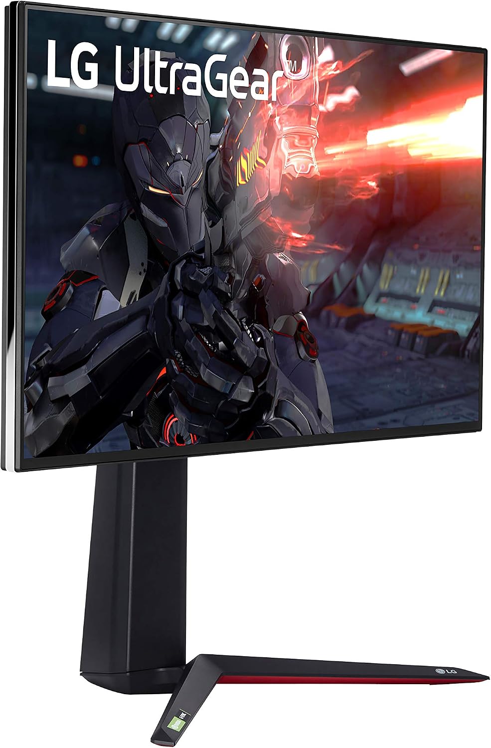 LG 27GN950-B Ultragear Gaming Monitor 27' UHD (3840 x 2160) Nano IPS Display, 1ms Response Time, 144Hz Refresh Rate, G-SYNC Compatibility, AMD FreeSync Premium Pro, Tilt/Height/Pivot Adjustable Stand