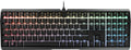 Cherry MX 3.0S, Wired Mechanical Gaming Keyboard, Robust Aluminum Housing, RGB-Lighting, Full Key Rollover, Anti Ghosting, MX2A Silent RED Switches, Black