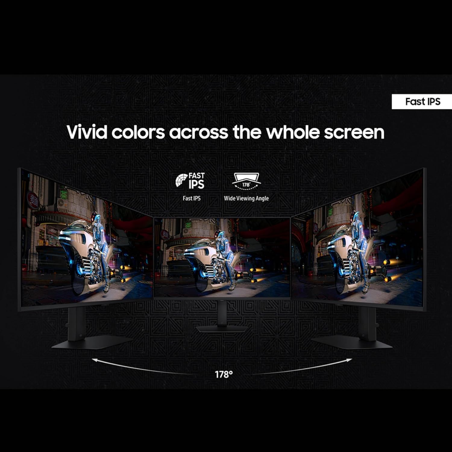 Samsung 27' Odyssey G7 4K UHD 144Hz 1ms G-Sync Gaming Monitor, HDR400, AMD FreeSync Premium, Ultrawide Game View, DisplayPort, HDMI, Height Adjustable Stand, Black