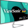 ViewSonic VX3276-2K-MHD 32 Inch 1440p Monitor, IPS with Screen Split Capability and Eye Care Technology for Home and Office Entertainment, Ultra-Thin Bezels, DisplayPort, and HDMI Inputs