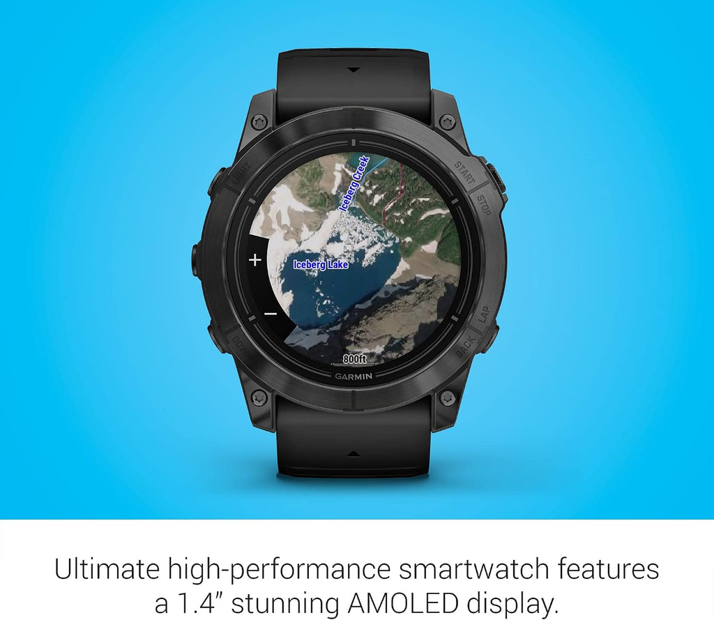 Garmin epix Pro (Gen 2), 51mm, High Performance Smartwatch, Advanced Training Technology, Built-in Flashlight, Black
