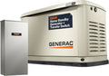 Generac Guardian 22kW Home Standby Generator with 200 Amp Transfer Switch - Automatic Whole House Backup Power for Storms, Emergencies, and Outages, WiFi Enabled, Runs on Natural Gas or Liquid Propane