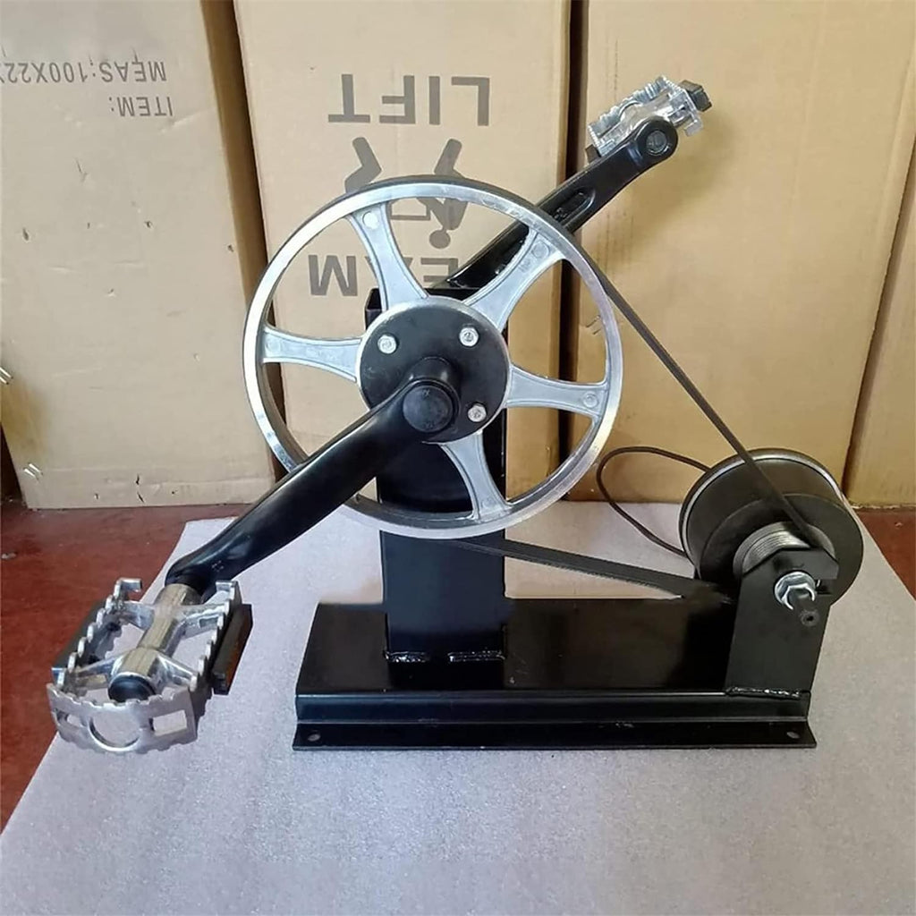 Pedal Generator, 350W Portable Foot Pedal Generator, Hand Crank Generator DC,Emergency Power Supply,Provide DC 12V Interface,Car Charger 5V Output, for Household Outdoor Mobile,Style1
