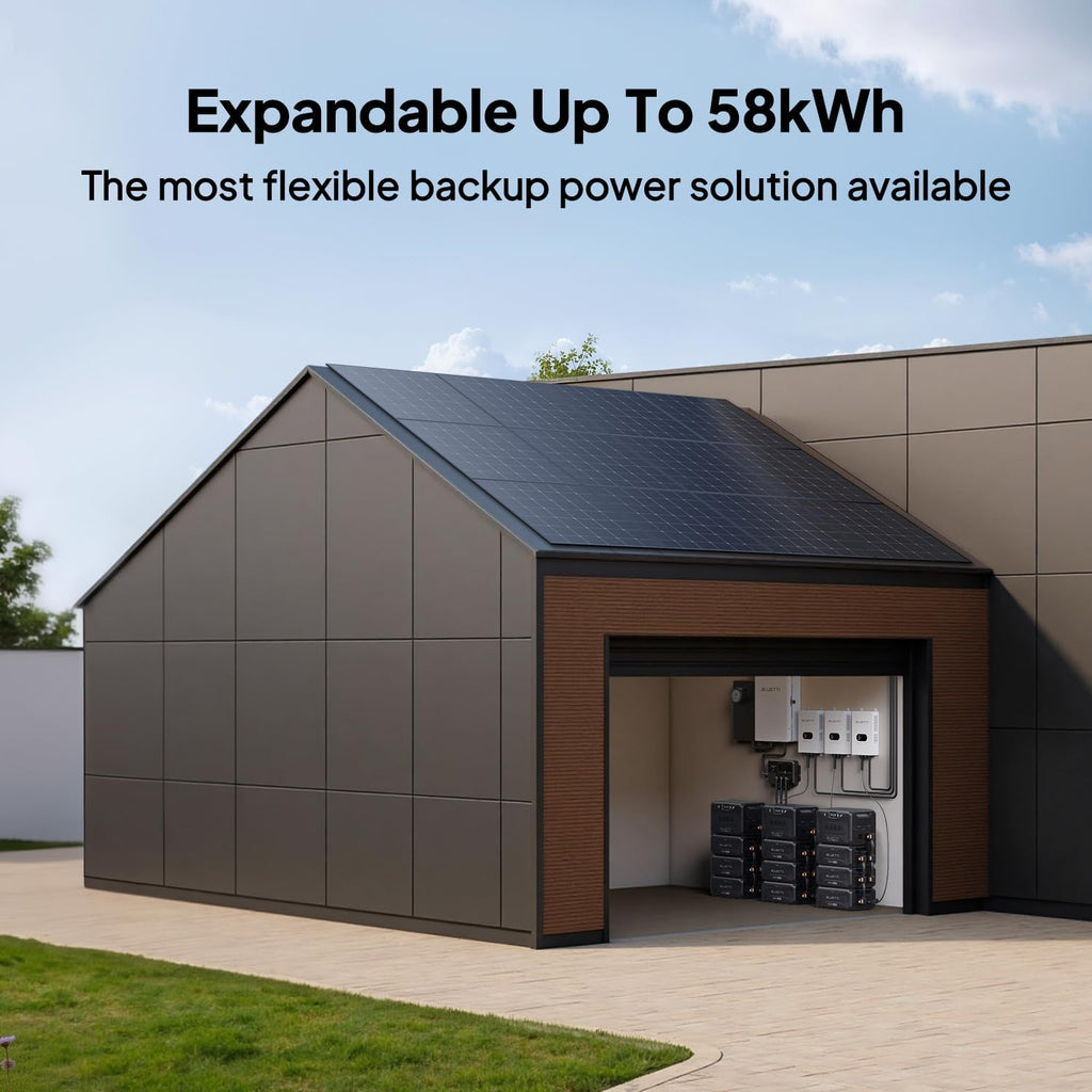 BLUETTI Expansion Battery B300K×2, 5529.6Wh LiFePO4 Battery Pack for Power Station Apex 300 Only, Extra Battery for Home, Emergency, Road Trip