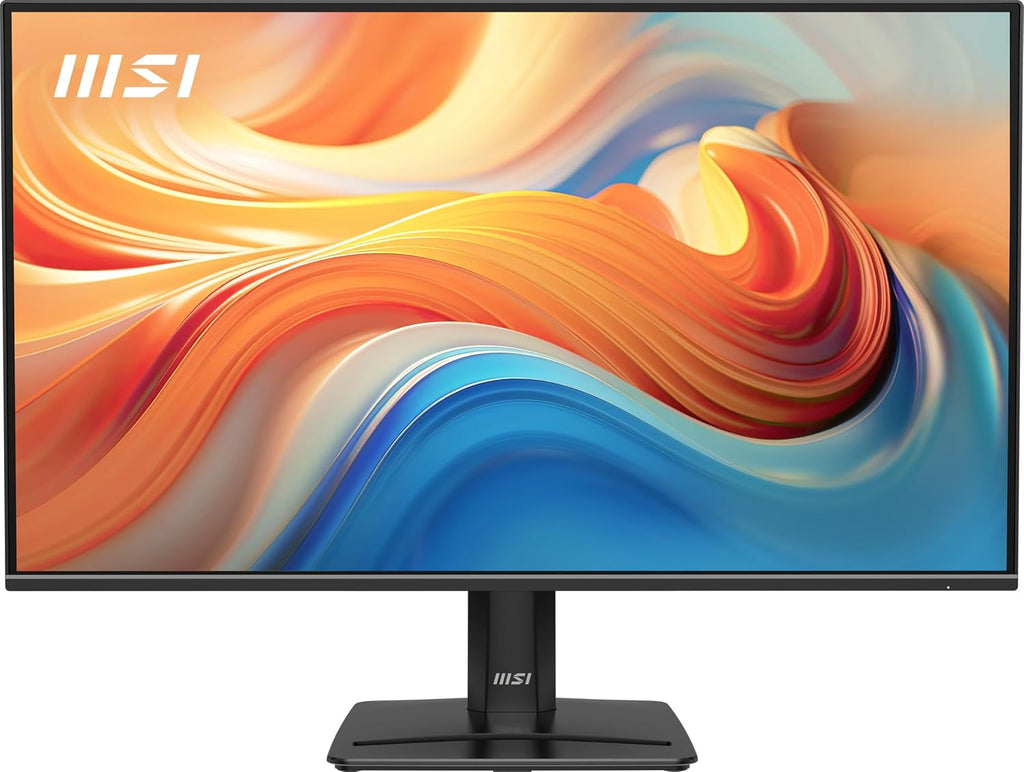 msi PRO MP272 E14C 27-inch IPS 1920 x 1080 (FHD) Office Monitor, 144Hz, Free-Synch, HDMI, Type C (15W Power Delivery), VESA Mountable, Tilt, Speaker, 4-Side Slim Bezel 1ms, Black