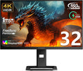 INNOCN 32' Mini LED 4K 160Hz 3840 x 2160P HDR1000 Monitor 1ms IPS HDMI 2.1, 99% DCI-P3, USB Type-C Connectivity, Height Adjustable Stand - Black (2026)