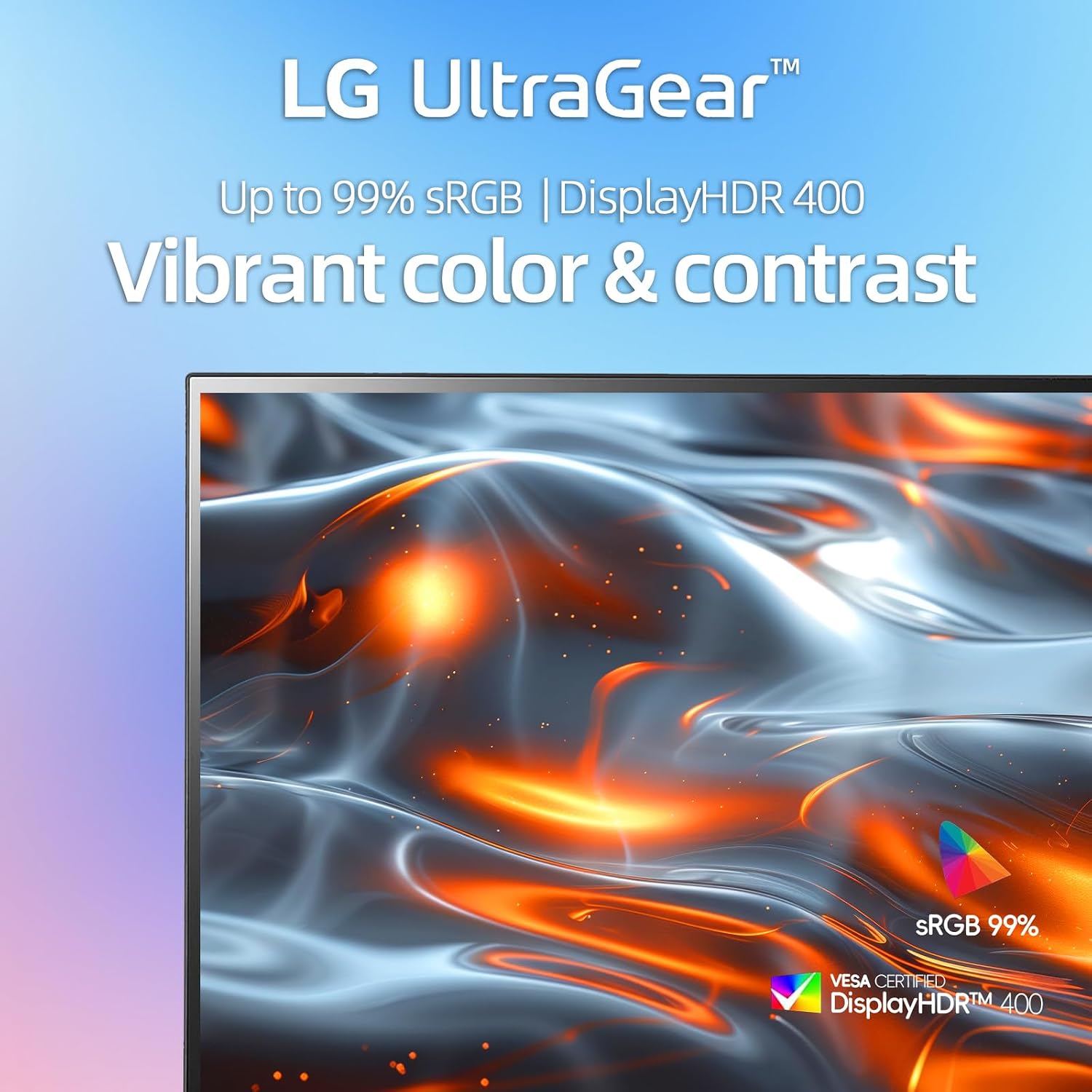LG 27 inch Ultragear QHD (2560x1440) IPS Gaming Monitor, 240Hz, 1ms, G-Sync AMD FreeSync Premium, 100% sRGB, HDR400, 1 x DisplayPort, 2 x HDMI, 4-Pole HP Out DTS GP:X, Tilt/Height/Pivot Stand, Black