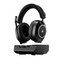 RIG R8 SPECTRE PRO HS Wireless Gaming Headset for PlayStation, PS5, PS4, PC, Mobile; Graphene Drivers, 3D Audio, Noise-Canceling Mic, Dual Wireless 2.4GHz / Bluetooth, 60-Hr Battery, RGB Charging Base