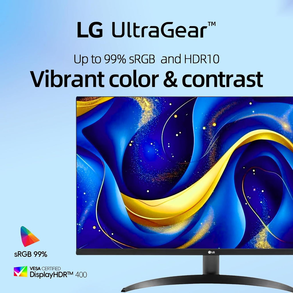 LG 32 inch 4K UHD (3840 x 2160) Ultrafine Computer Monitor, HDR10, 90% DCI-P3, Dynamic Action Sync, OnScreen Control, Built-in Speakers, Black Stabilizer, Flicker Safe, Tilt Adjustment