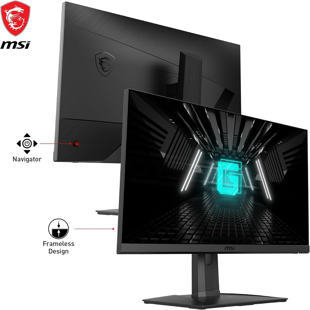 msi G272QPF, 27' Gaming Monitor, 2560 x 1440 (QHD), Rapid IPS, 1ms, 170Hz, G-Sync Compatible, HDR Ready, HDMI, Displayport, Tilt, Swivel, Height Adjustable, Pivot