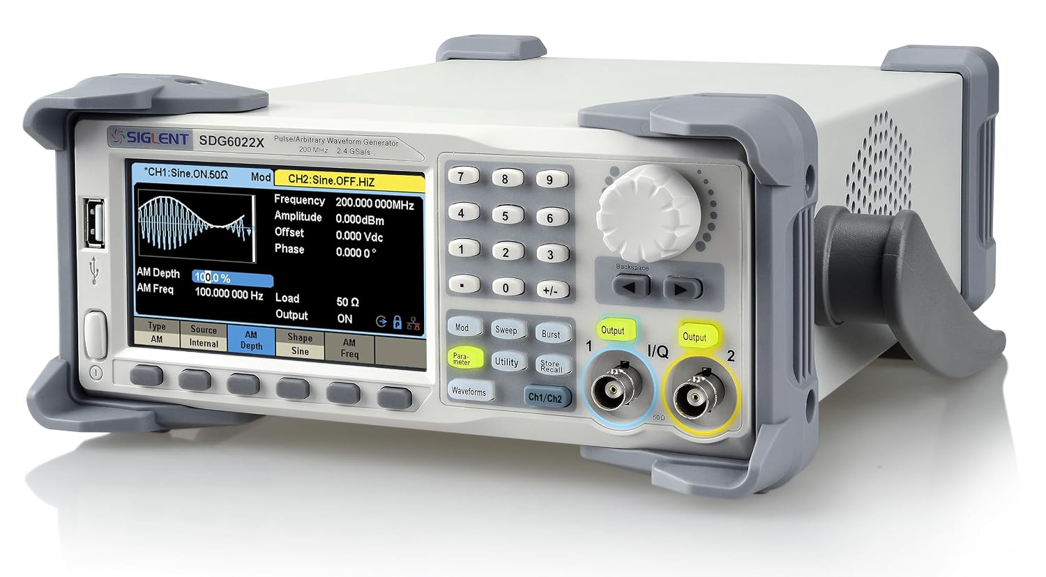 SIGLENT SDG6022X Function/Arbitrary Waveform Generator Signal Generator Bandwidth 200 MHz