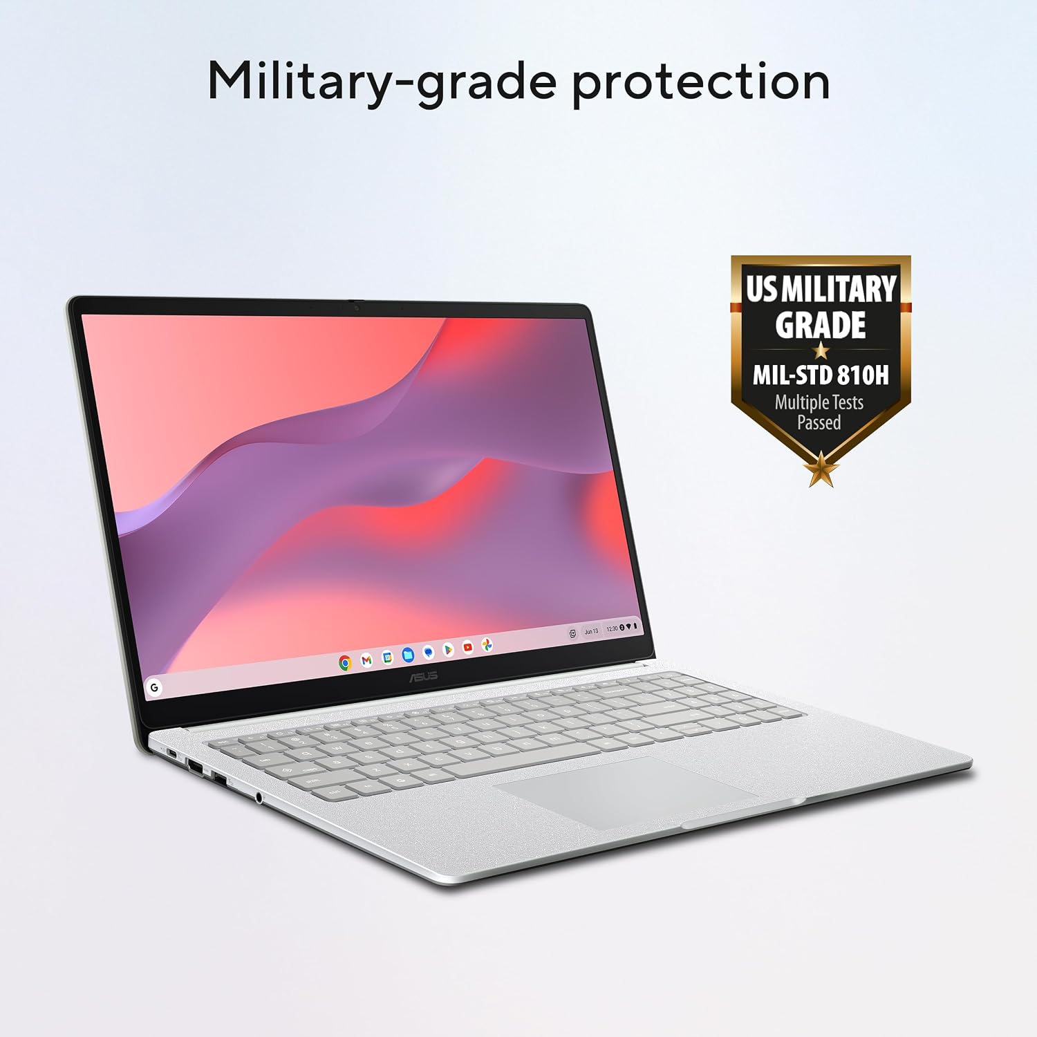 ASUS Chromebook CX15 Laptop, 15.6' FHD Anti-Glare Display, Intel Celeron N4500 Processor, 128GB Storage, 8GB RAM, ChromeOS, Pure Grey, CX1505CKA-AS88F-PG