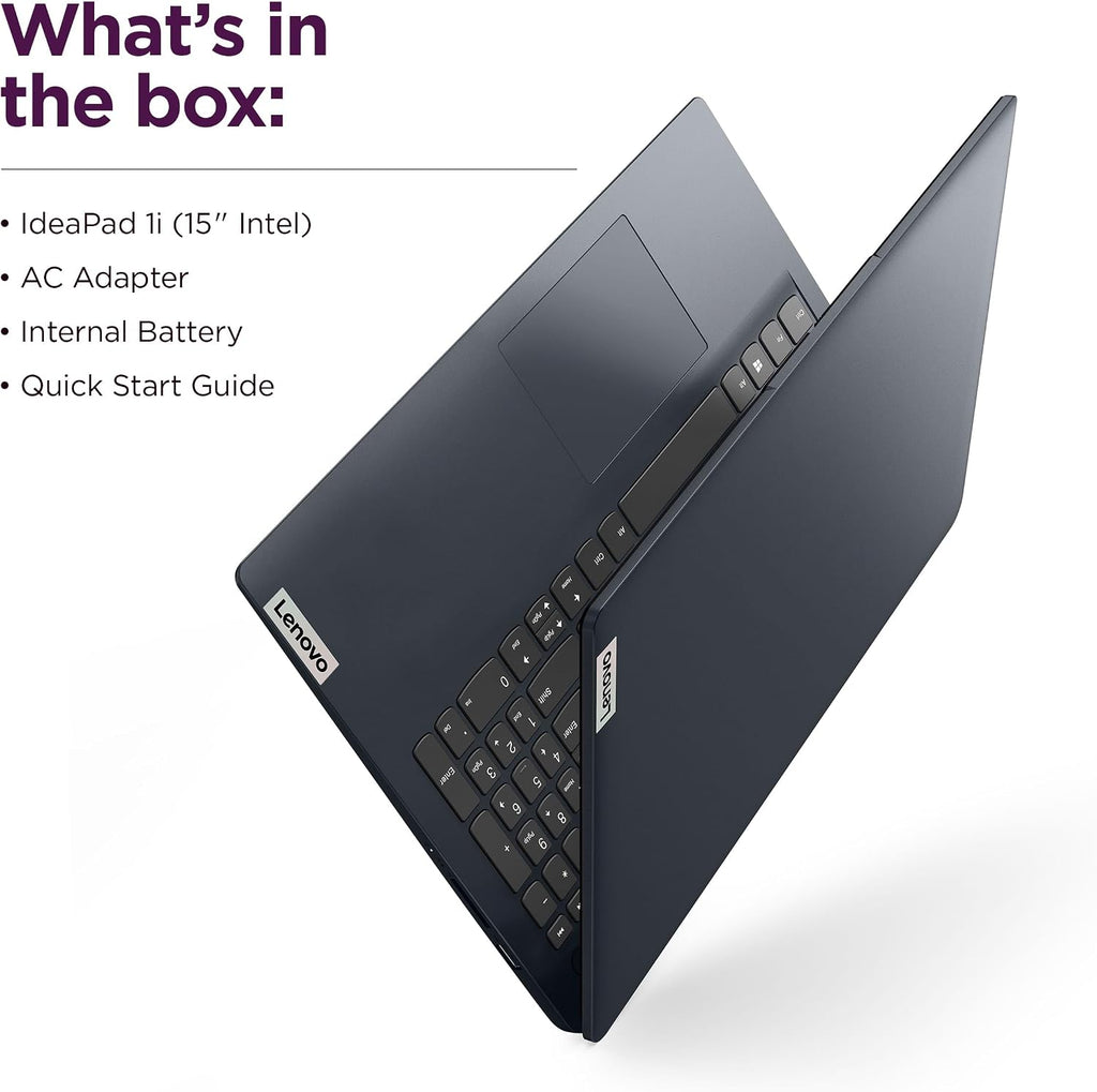 Lenovo IdeaPad 1i 15.6' FHD Touchscreen Laptop (Intel Core i5-1334U (> i7-1255U), 16GB, 512GB SSD), for Home, Student, Business, Webcam w/ Shutter, Slim,10-Hr Long Battery Life, Wi-Fi 6, Win 11 Home