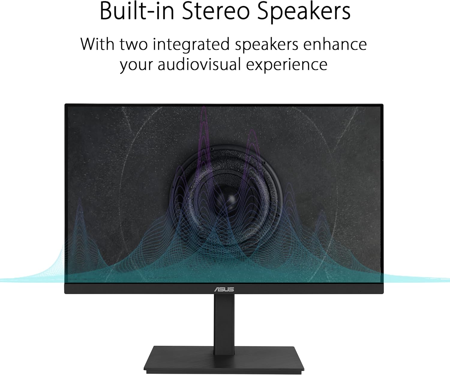 ASUS 27' 1080P Docking Monitor (VA27ECPSN) – Full HD, IPS, 75Hz, Adaptive-Sync, Speakers, Eye Care, Low Blue Light, Flicker Free, RJ45, USB-C, DisplayPort, HDMI, Height Adjustment, VESA Wall Mountable