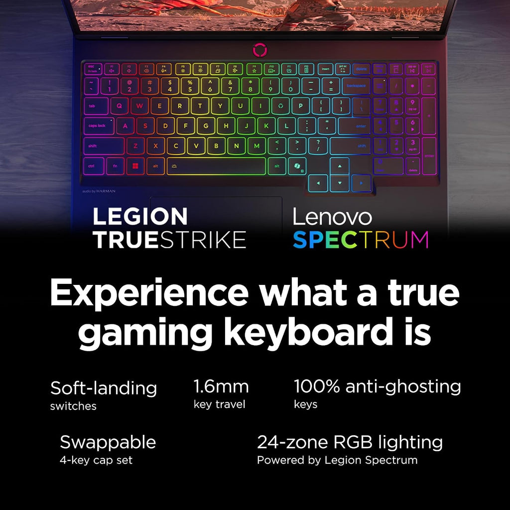 Lenovo Legion 5 Gaming Laptop (15.1' 2.5K OLED G-SYNC 165Hz, NVIDIA RTX 5060 8GB, AMD Ryzen 7 260 (> i7-1355U), 16GB DDR5, 1TB SSD), 24-Zone RGB Backlit, Wi-Fi 7, 5MP Webcam, RJ45, Win 11 Home