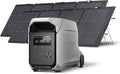 EF ECOFLOW DELTA 3 Ultra Plus Portable Power Station with 2X220W Solar Panel, 3072Wh LiFePO4 Battery, 3600W (7200W Surge) Output, Expandable to 11kWh, Reliable Home Battery Backup & Camping
