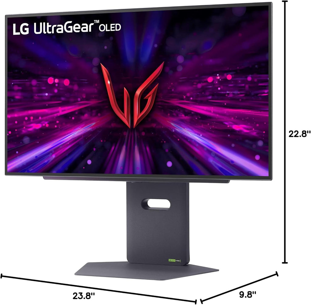 LG 27GX700A-B 27-inch Ultragear QHD (2560 x 1440) OLED Gaming Monitor, 280Hz, 0.03ms, NVIDIA G-Sync, AMD FreeSync Premium Pro, VESA DisplayHDR TrueBlack500, with up to DCI-P3 99.5%, HDMI 2.1, Black