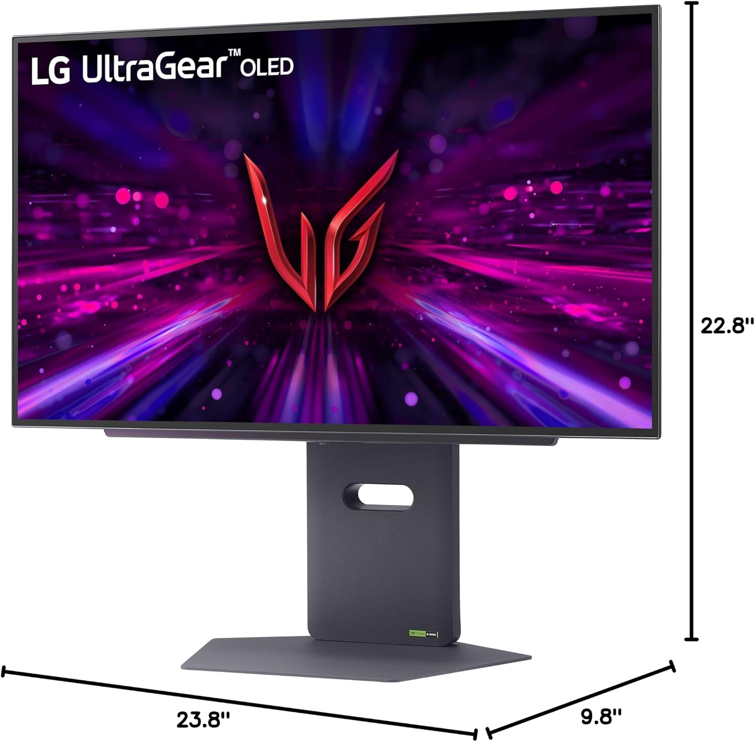 LG 27GX700A-B 27-inch Ultragear QHD (2560 x 1440) OLED Gaming Monitor, 280Hz, 0.03ms, NVIDIA G-Sync, AMD FreeSync Premium Pro, VESA DisplayHDR TrueBlack500, with up to DCI-P3 99.5%, HDMI 2.1, Black