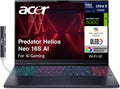 acer Predator Helios Neo 16S AI Gaming Laptop 16.0' 240Hz OLED WQXGA (Intel Ultra 9-275HX, GeForce RTX 5060 8GB, 64GB DDR5, 1TB PCIe SSD, Copilot, Thunderbolt 4, Win 11 Home) w/DKZ USB Port Expander