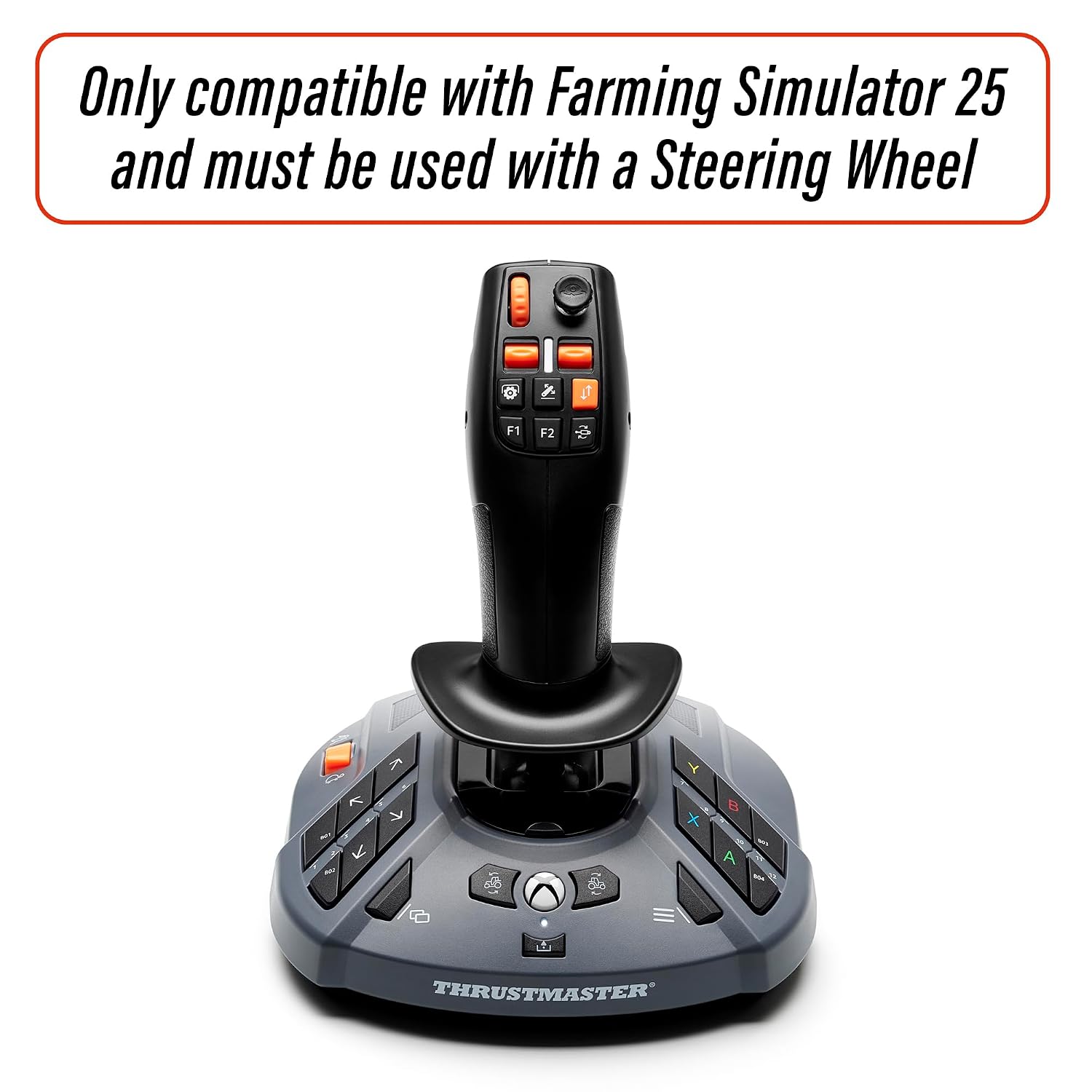 Thrustmaster SimTask FarmStick Joystick for Farming Simulator 25, Xbox Series X|S & PC – Multifunctional Farming Simulator Controller with 3-Axis Precision