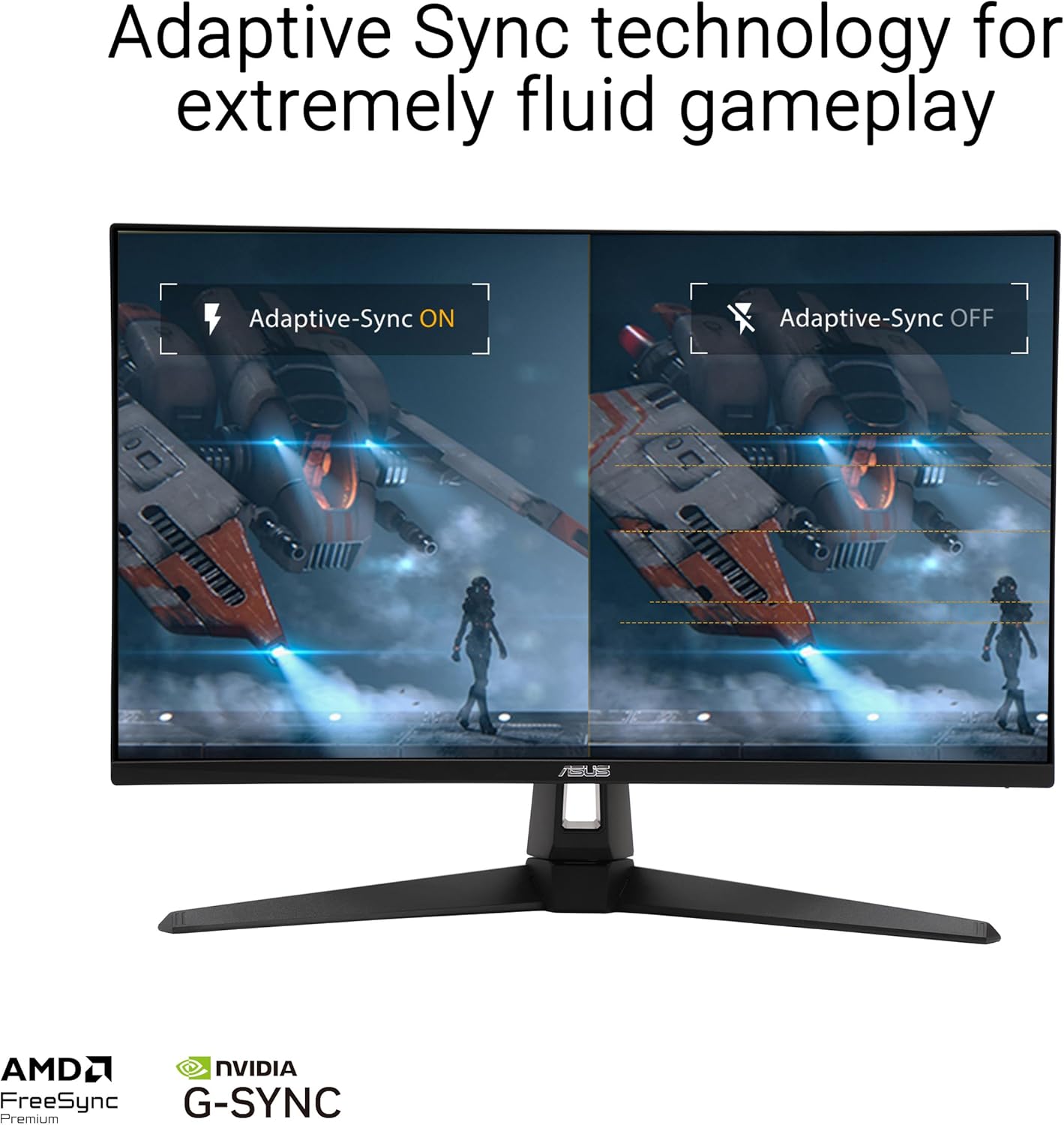 ASUS TUF Gaming 27' 4K HDR Monitor (VG27UQ1A) – 160Hz, 1ms, Extreme Low Motion Blur Sync, NVIDIA G-SYNC Compatible, AMD FreeSync Premium, 95% DCI-P3, DisplayWidget, 3 yr Warranty
