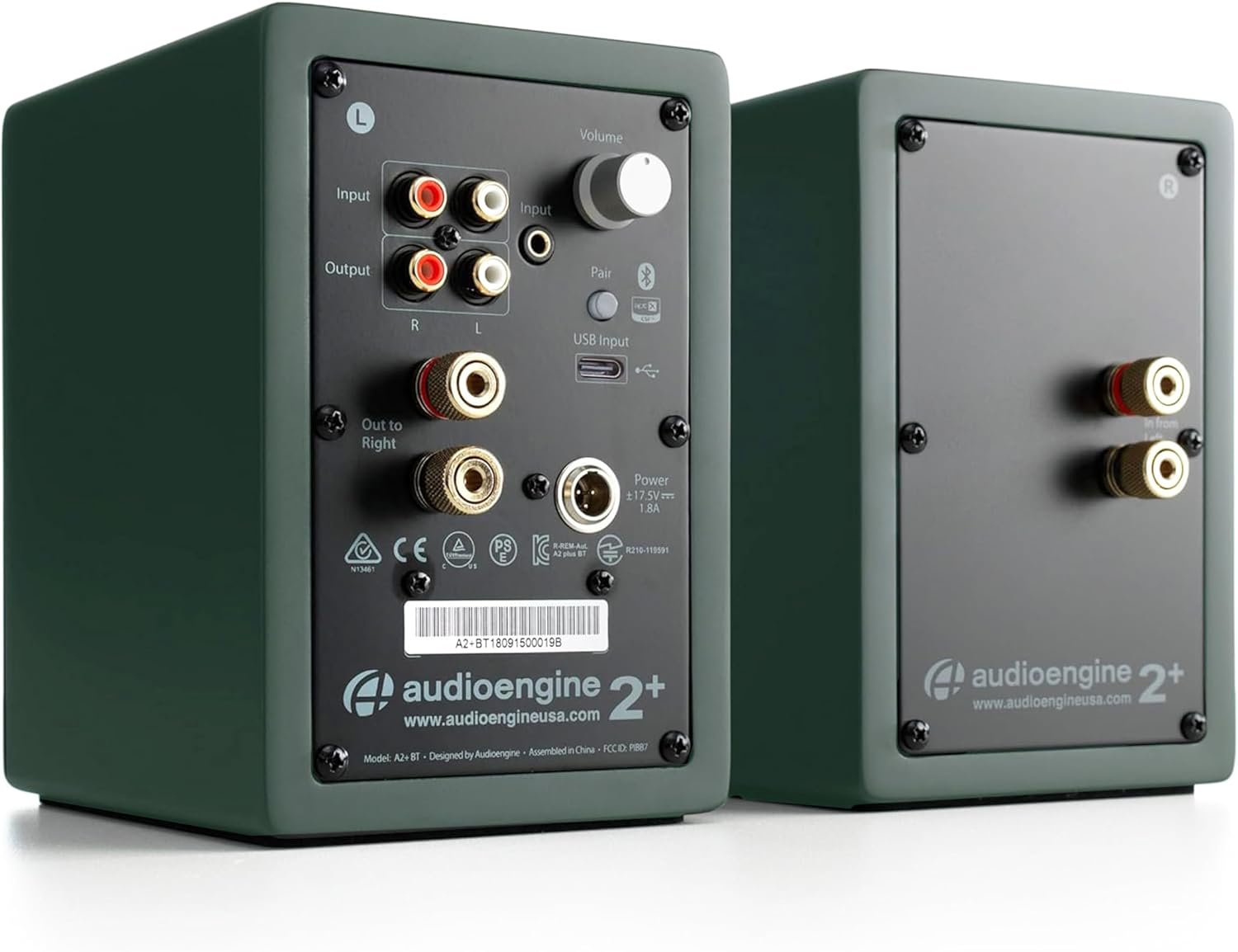 Audioengine A2+ Desktop 24 Bit Limited Edition Wireless Bluetooth Desktop Speakers - 60W Computer Speakers for Music and Gaming Accessories